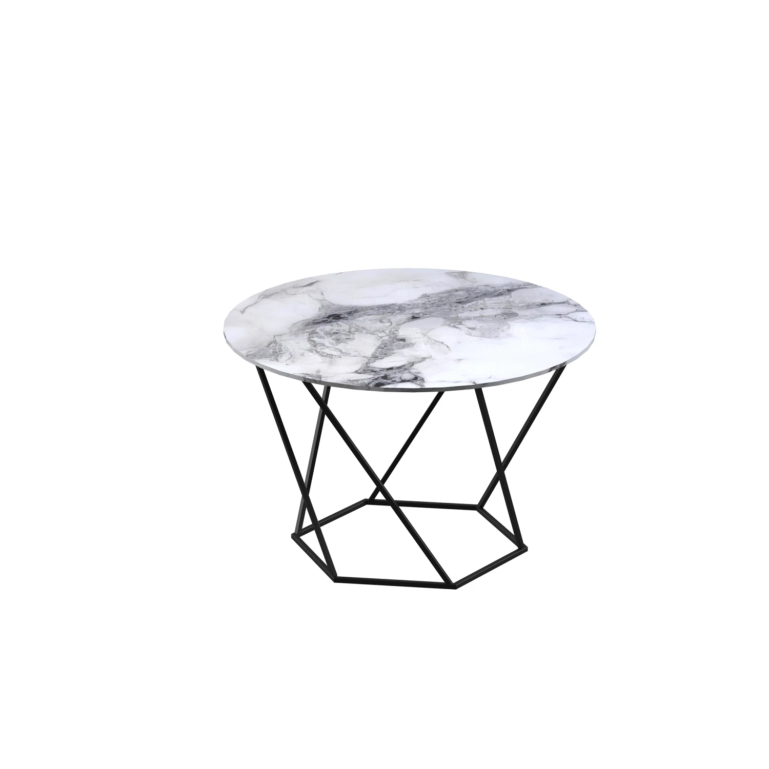 Столик журнальный Aqua Rodos Линт 60х45 керамический 9 мм Loreal Blue (AQR-АР000083311)