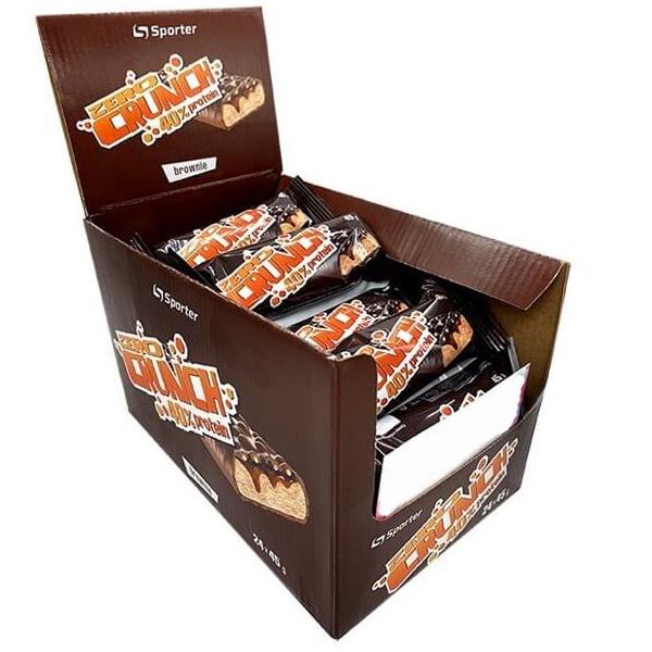 Протеиновый батончик Sporter Zero Crunch 40% Protein 24х45 г Brownie