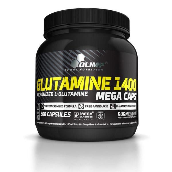 Глютамин Olimp L-Glutamine 1400 Mega Caps 300 капс.