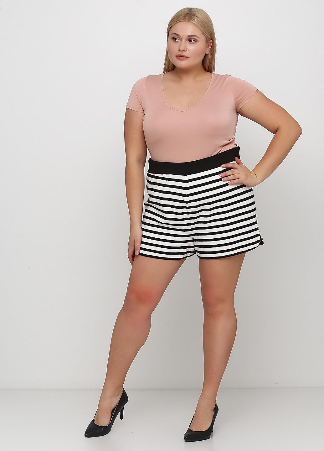 Шорты в полоску XS Черно-белый (12-3335511)