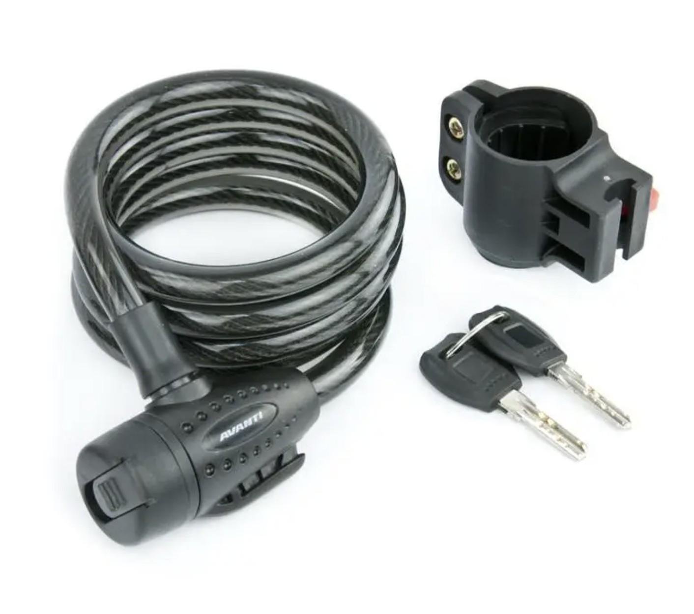 Замок велосипедный Avanti AGL-507 10x1000 мм (10985136)