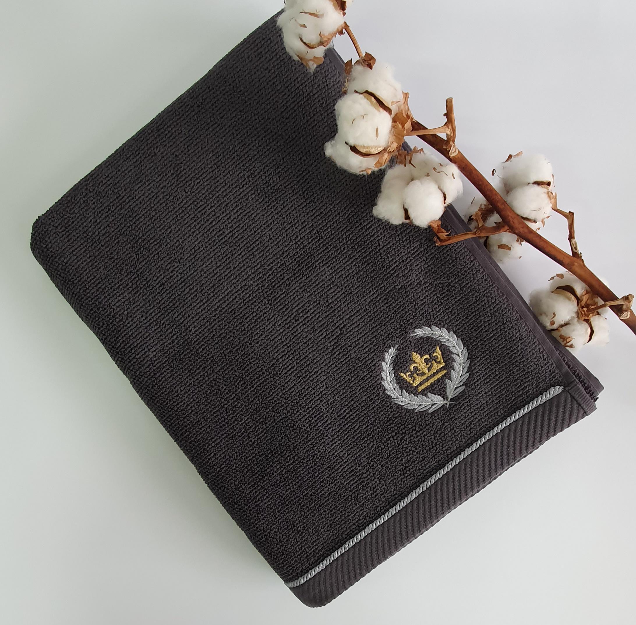 Полотенце Maison D'or Pierre Lotti 85x150 Antracite (03MD47C18) - фото 1 Полотенце Maison D'or Pierre Lotti 85x150 Antracite (03MD47C18) - фото 1