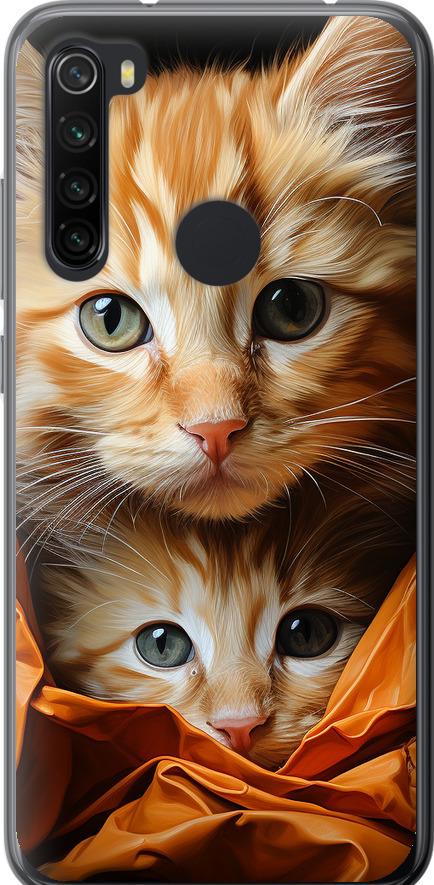Чехол на Xiaomi Redmi Note 8 Котики 2 (5664u-1787-42517)