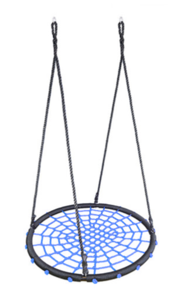 Качеля-гнездо WCG NEST для сада/террасы/игровой площадки 120 см Синий (W-416B1) - фото 3