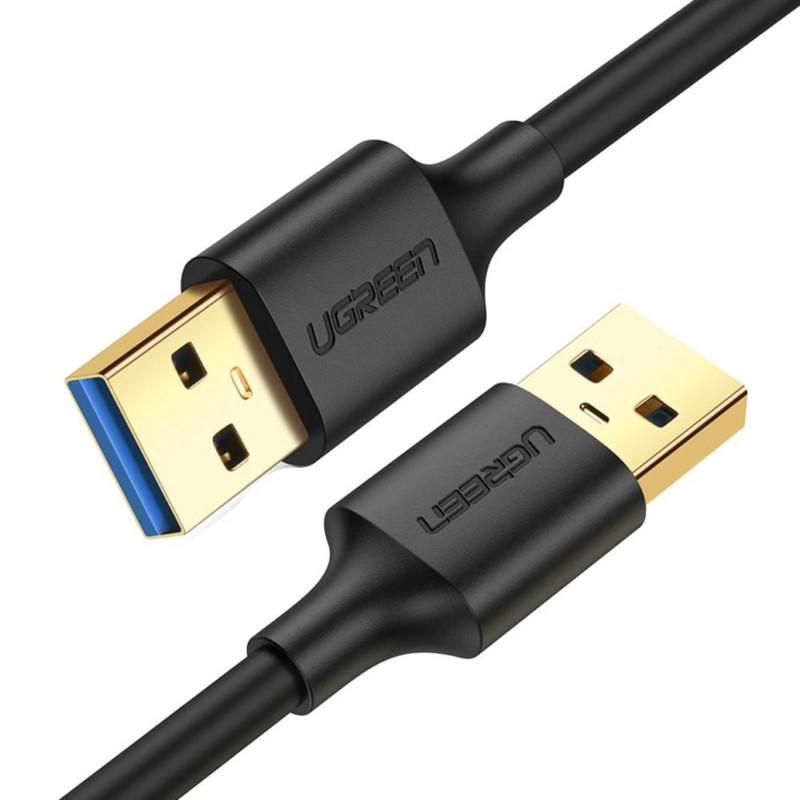 Кабель Ugreen USB 3,0 type A в USB 3,0 type A 0,5 м Черный