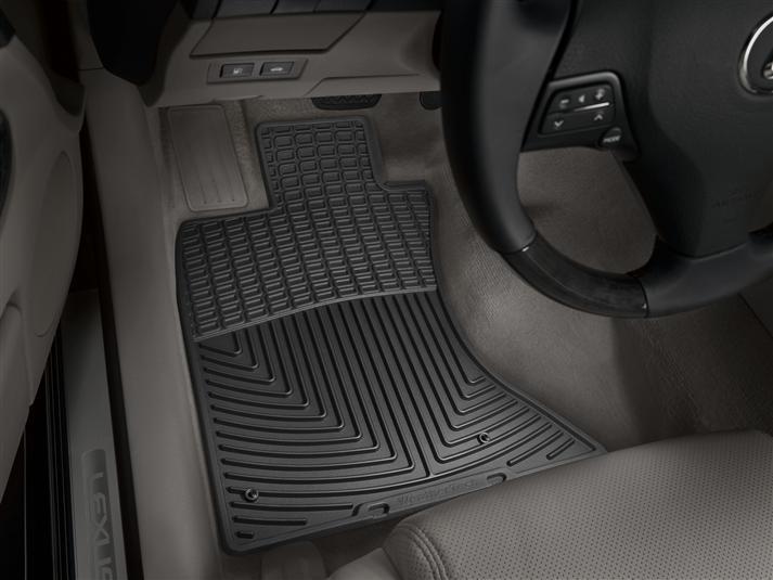 Коврики автомобильные передние резиновые WeatherTech W79 Lexus GS 300/GS 350/GS430/GS450H/GS450h 2006-2012 Черный.