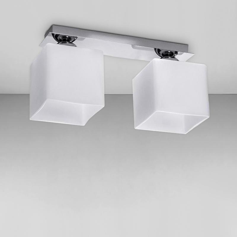 Люстра потолочная Light House S-18110/2 350х120х180 мм Хром/Белый