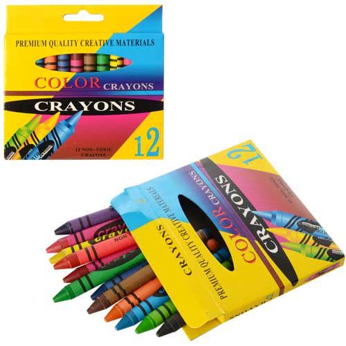 Мелки восковые 12 цветов (15231)