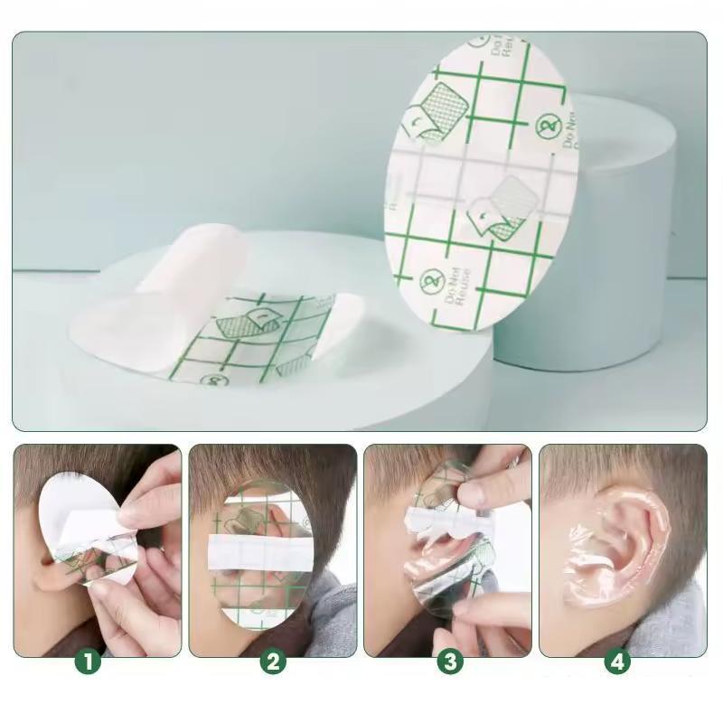 Защитные пленки для ушей самоклеящиеся 30 шт. Прозрачный (2789190557) - фото 7