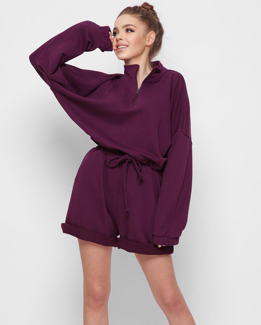 Світшот Carica SV-7595-19 XS Фіолетовий (2000002387916) - фото 3