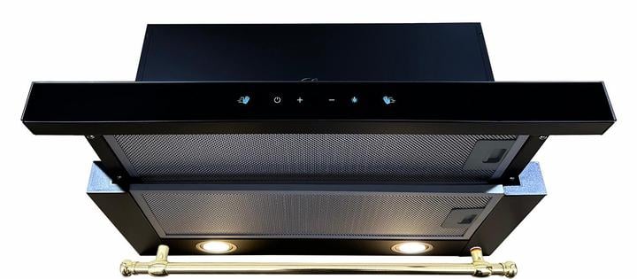 Витяжка Luxor Beste F 60 BK 1450 m3 LED Intellect Gold Barocco Чорний (25545261) - фото 2 Витяжка Luxor Beste F 60 BK 1450 m3 LED Intellect Gold Barocco Чорний (25545261) - фото 2