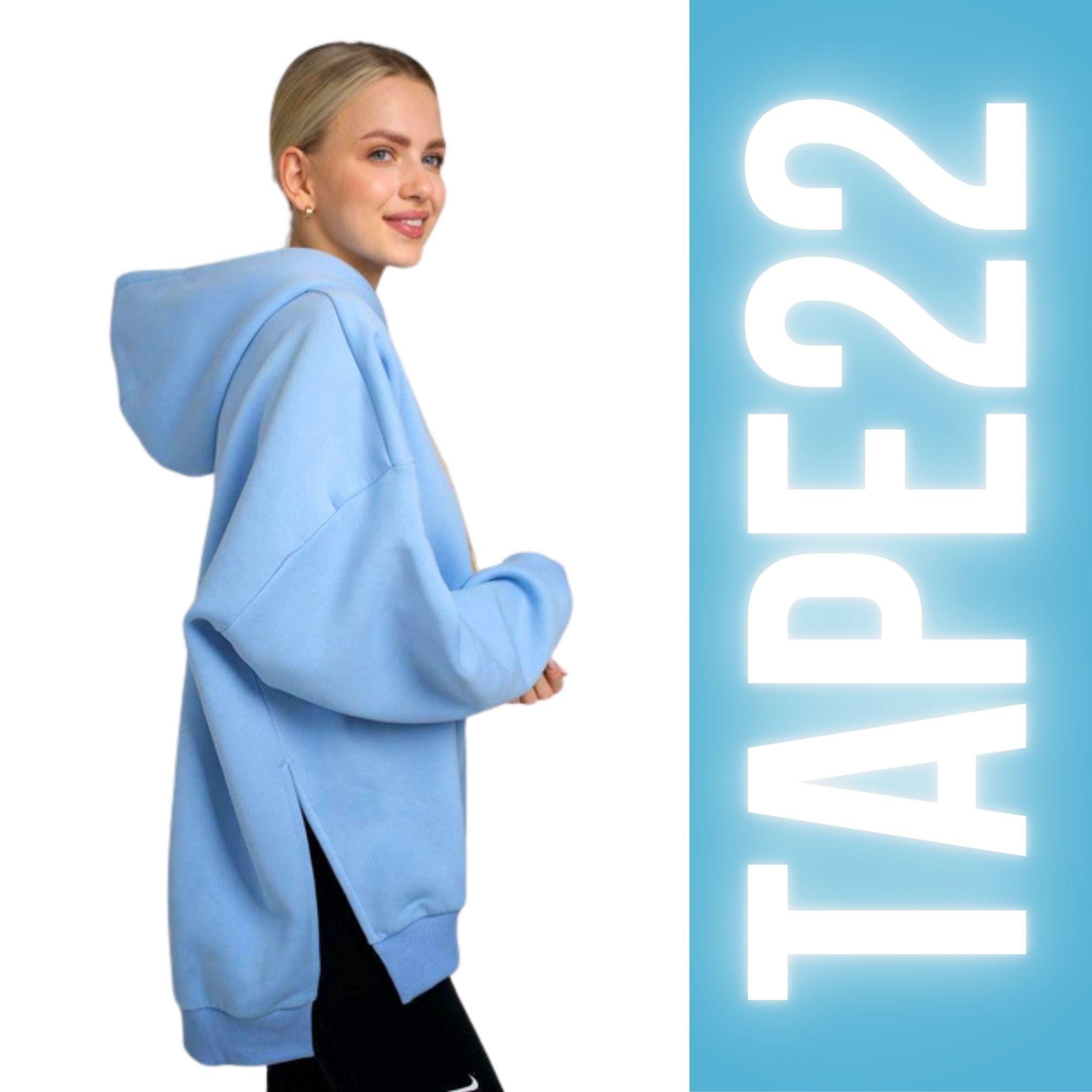 Худые женское на флисе XS-L Голубой (ТAPE22) - фото 3