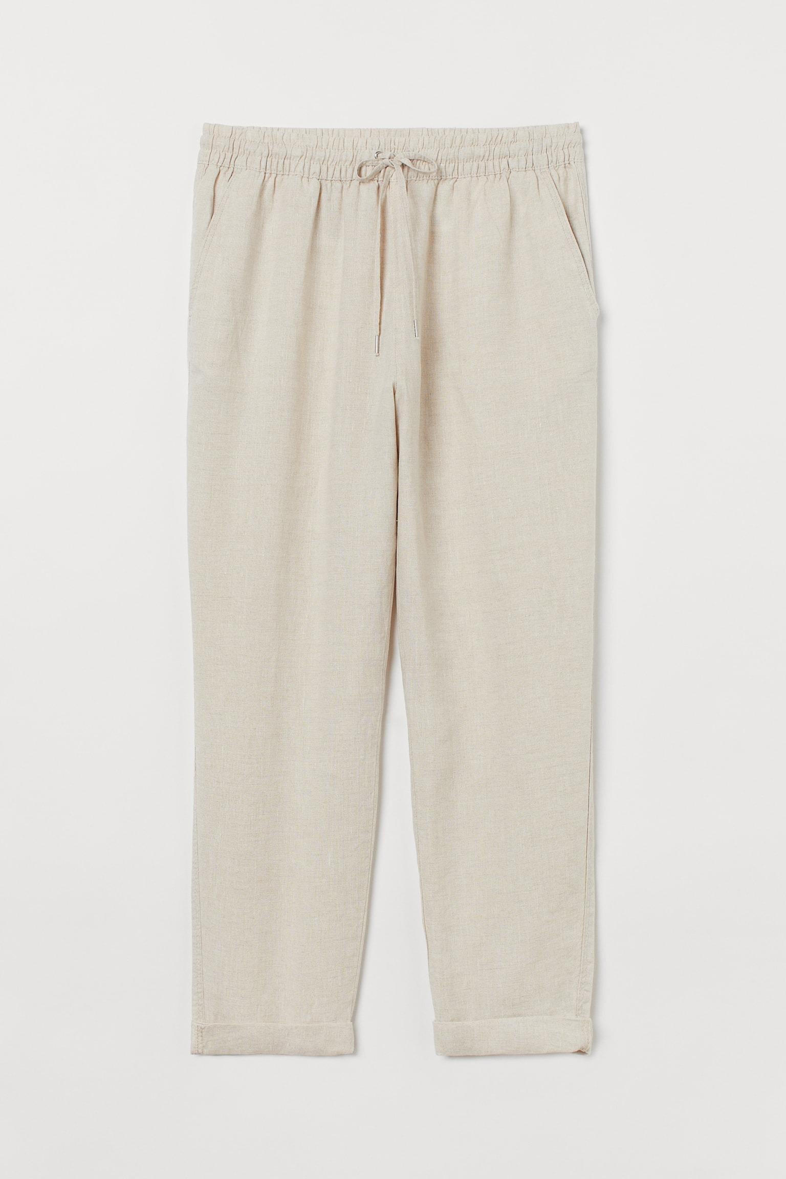 Штани H&M L Світло-бежевий (XA13061050578)