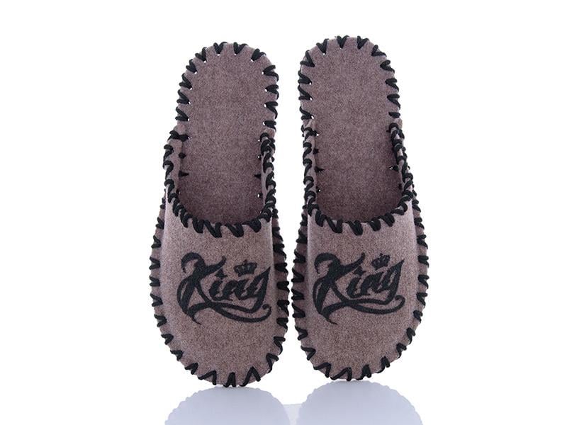 Капці фетрові чоловічі VENDS 352 р. 40-41 Бежевий