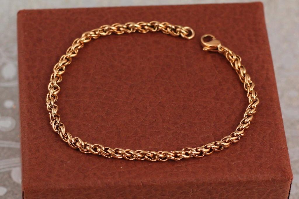 Браслет Xuping Jewelry Колос 19 см х 3 мм Золотистый (2289870051)