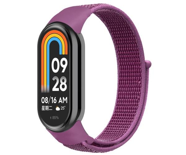 Ремешок Nylon для Xiaomi Mi Band 8 Purple