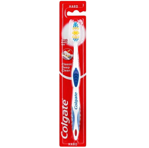 Зубная щетка Colgate Classic Deep Clean жесткая 1 шт. (00-00001143) - фото 1