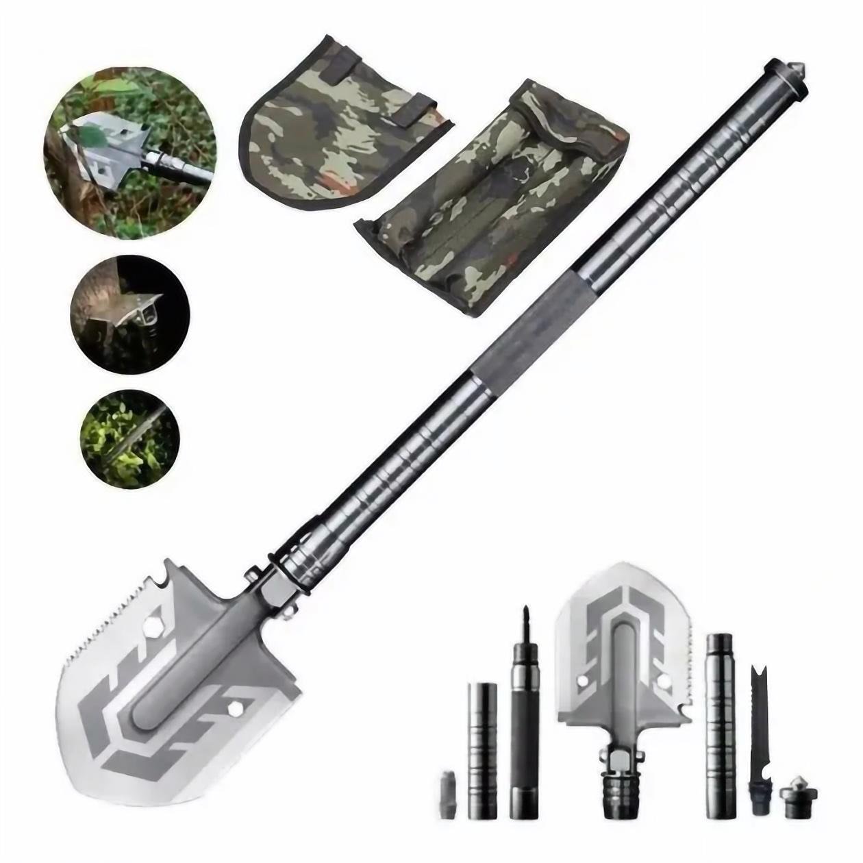 Лопата багатофункціональна 16в1 металева протиударна - фото 2 Лопата багатофункціональна 16в1 металева протиударна - фото 2