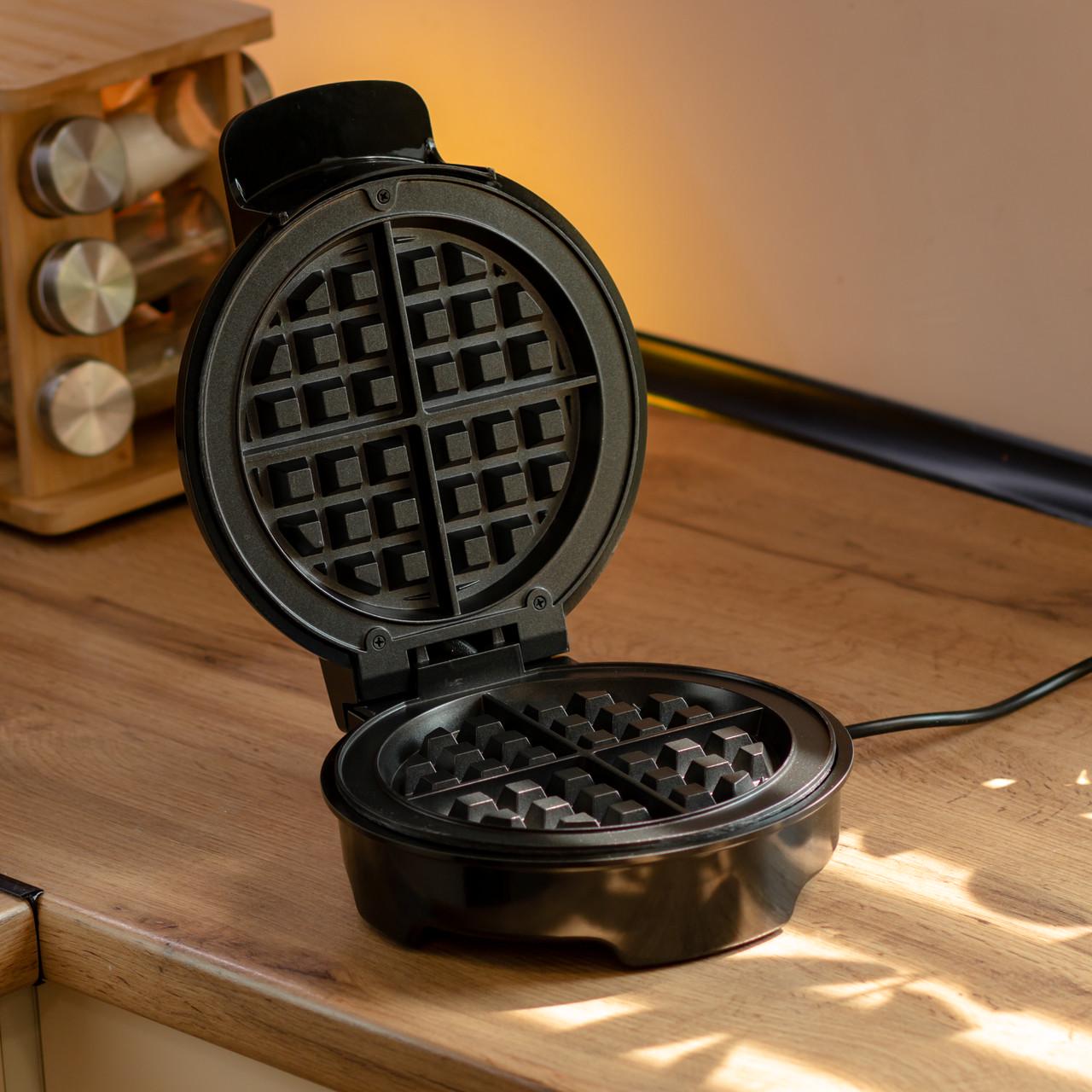 Вафельница для бельгийских вафель Sokany SK-519 с антипригарным покрытием и LED-индикатором круглая 1000 Вт (7392) - фото 13 Вафельница для бельгийских вафель Sokany SK-519 с антипригарным покрытием и LED-индикатором круглая 1000 Вт (7392) - фото 13