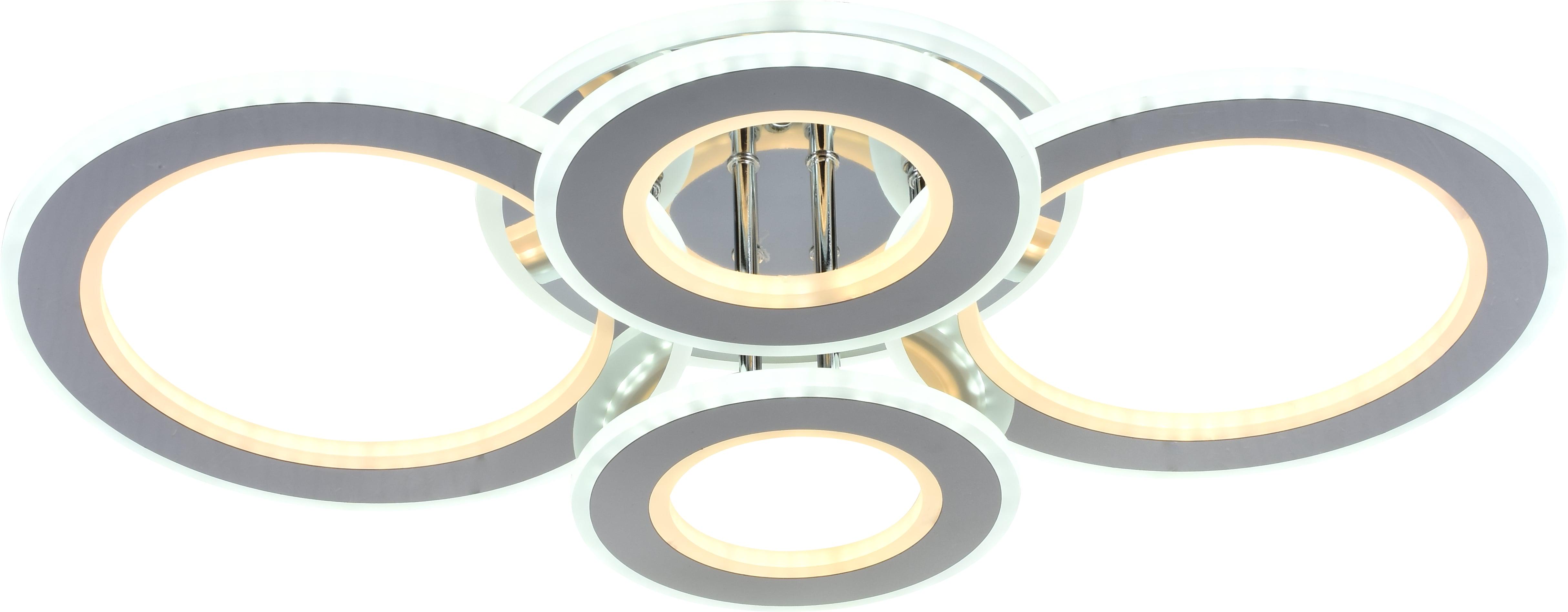 Люстра светодиодная акриловая Sirius LI8881/4 CR BL+YL 116 W+84 W (000029459) - фото 1