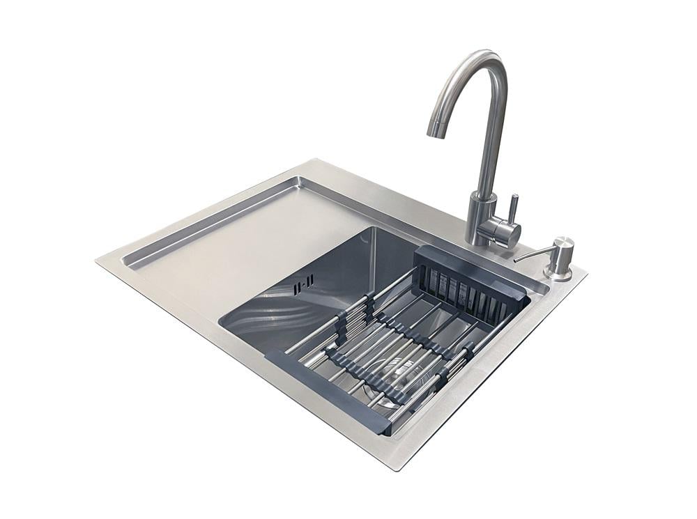 Мийка для кухні Romzha Caravela 58 права чаша A зі змішувачем та дозатором (RO41144)