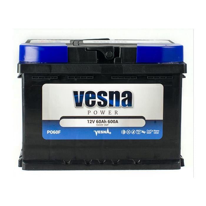 Аккумулятор Vesna 415160S 60Ah 12V
