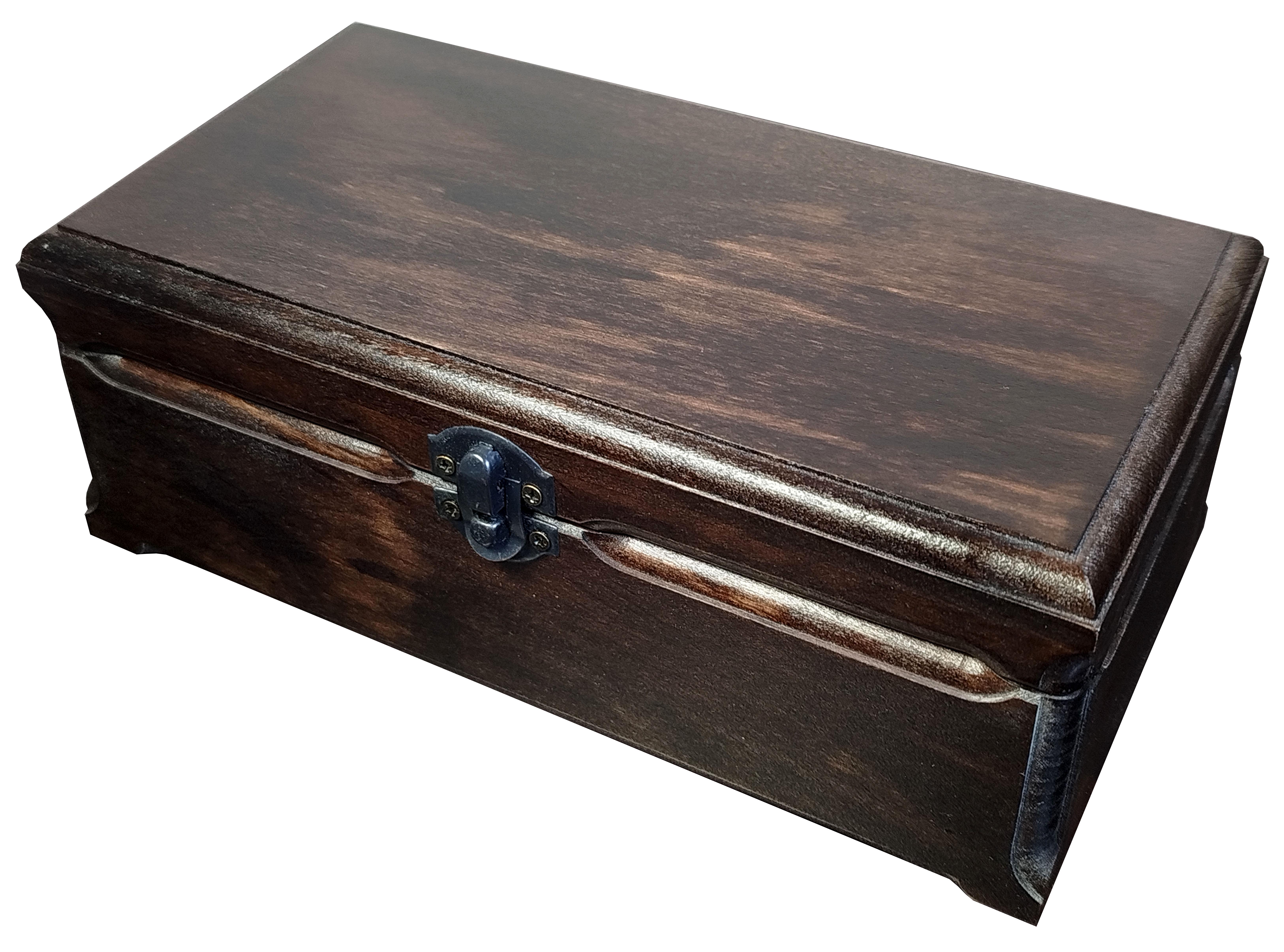 Ящик деревянный ручной работы 23х12 см (00121)