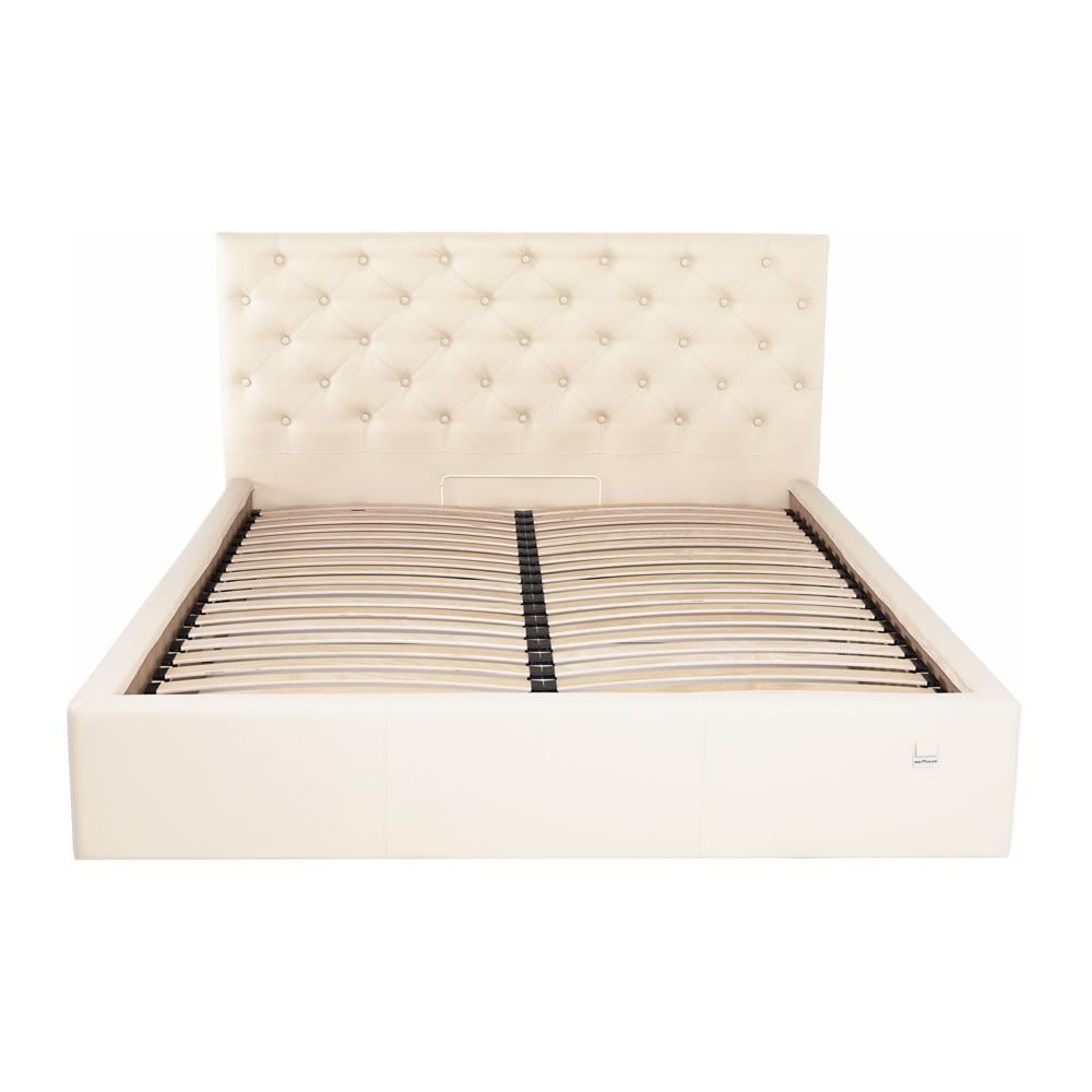 Кровать двуспальная FSolutions Ковентри Стандарт с мягким изголовьем 140х190 см