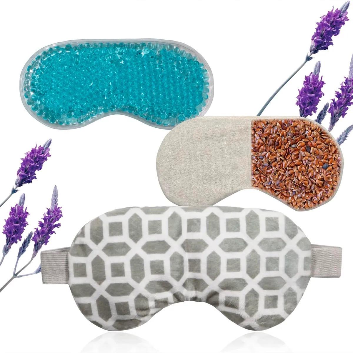 Маска для сну та відпочинку Wellamart охолоджуюча та зігріваюча (9072)