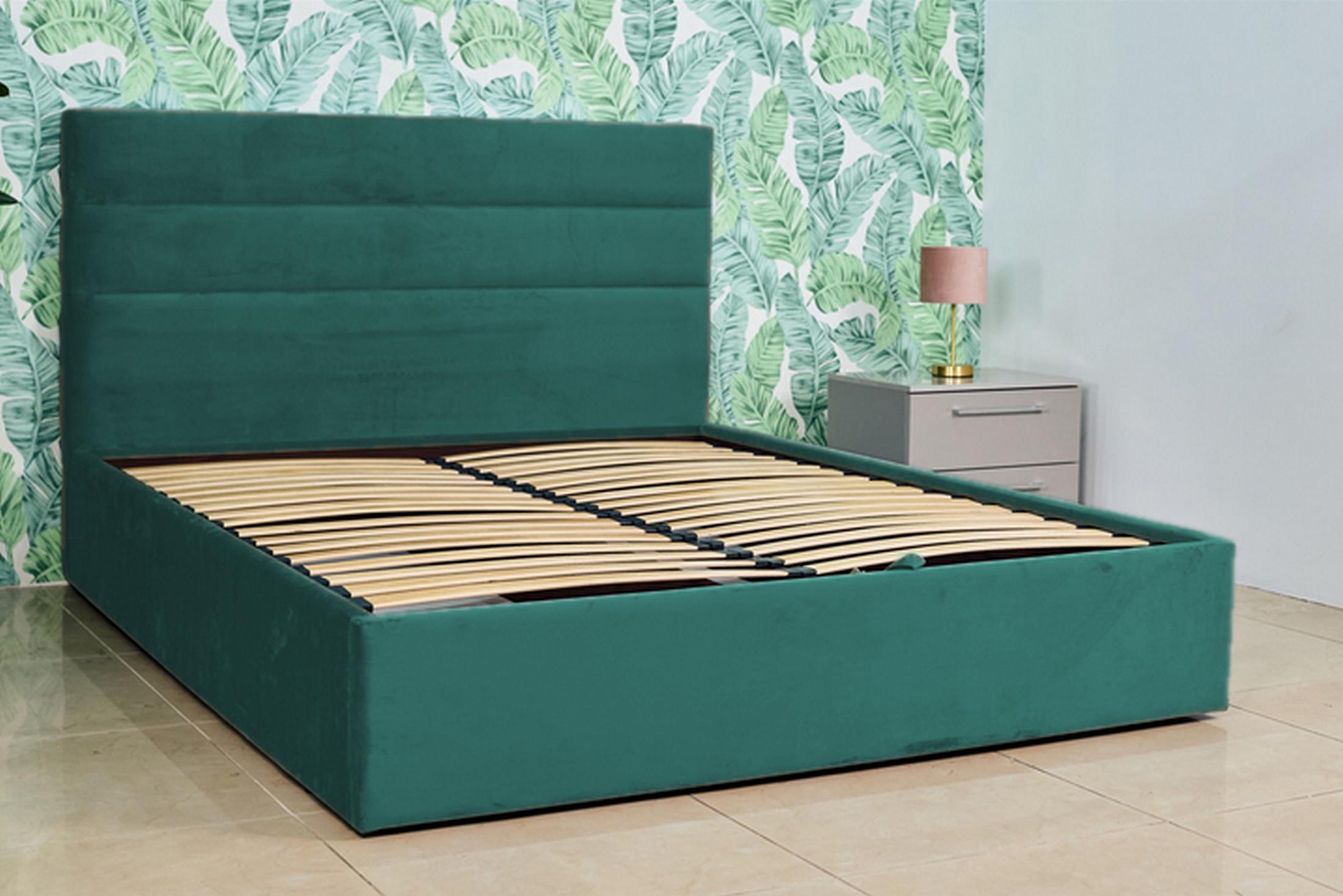 Ліжко RidneTut Edison Lite Chicago 11 180х200 см Темно-зелений (33410013-11180) - фото 2