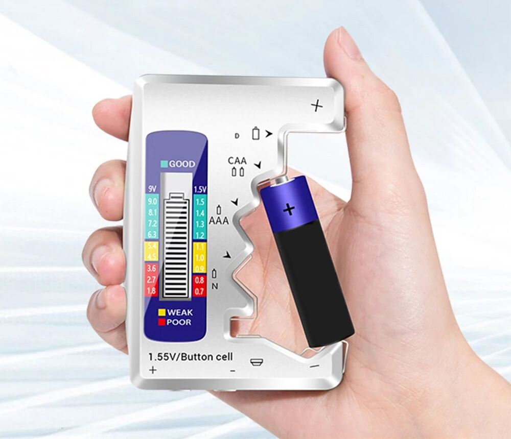 Прибор для измерения заряда батареи с цифровым дисплеем Белый (13081693) - фото 9 Прибор для измерения заряда батареи с цифровым дисплеем Белый (13081693) - фото 9