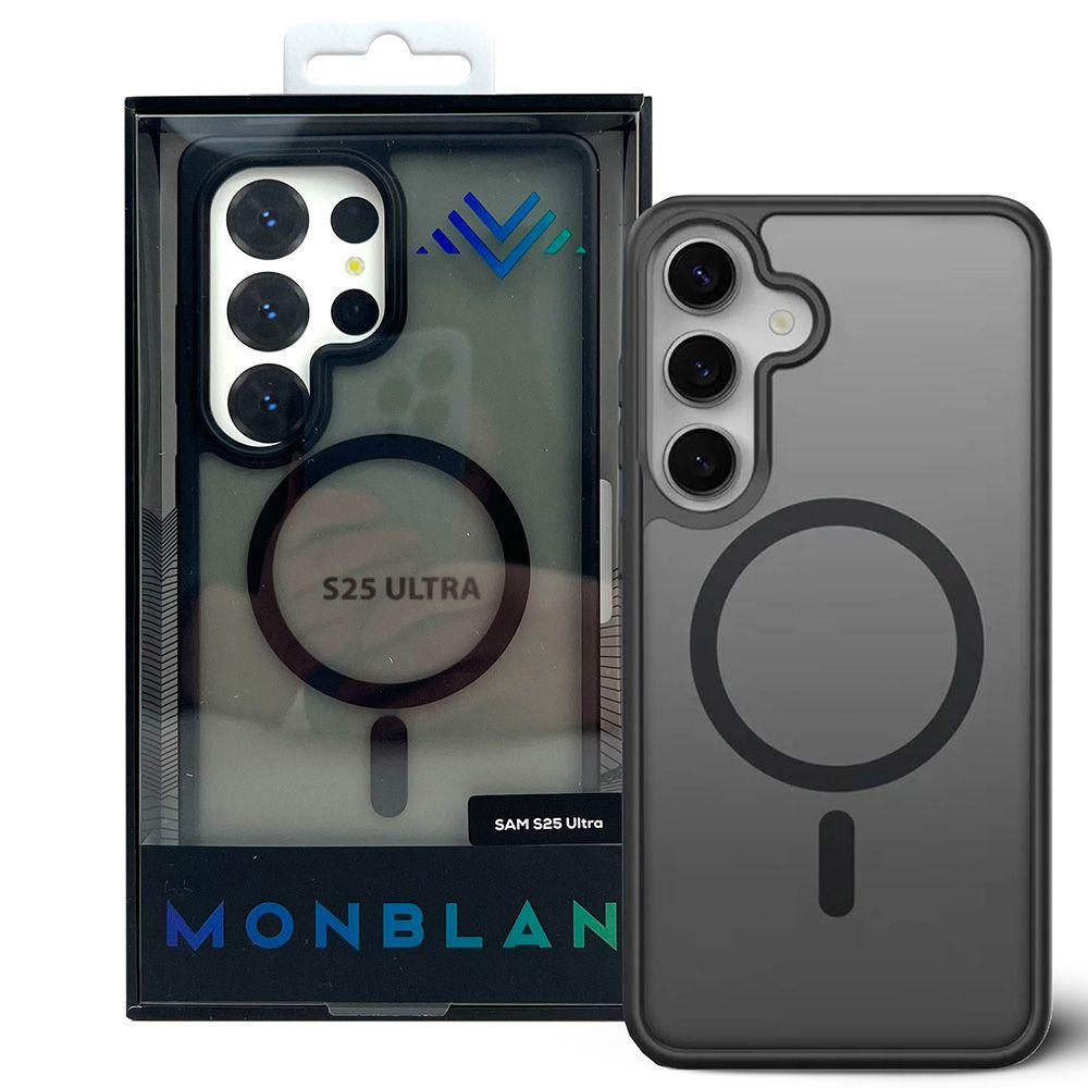 Чехол накладка Monblan Magnetic Matte Series for Samsung S25 Ultra, Black