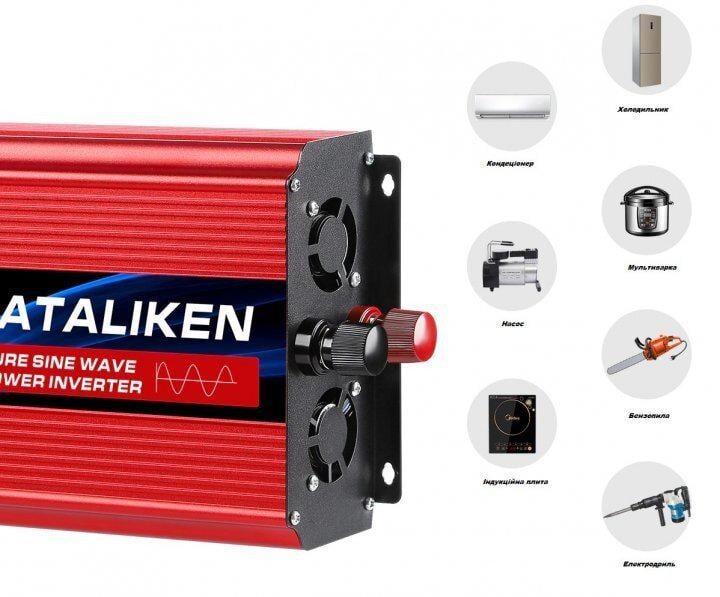 Інвертор перетворювач напруги Tataliken 6000 W 12-220V DC/AC Чистий синус - фото 5 Інвертор перетворювач напруги Tataliken 6000 W 12-220V DC/AC Чистий синус - фото 5