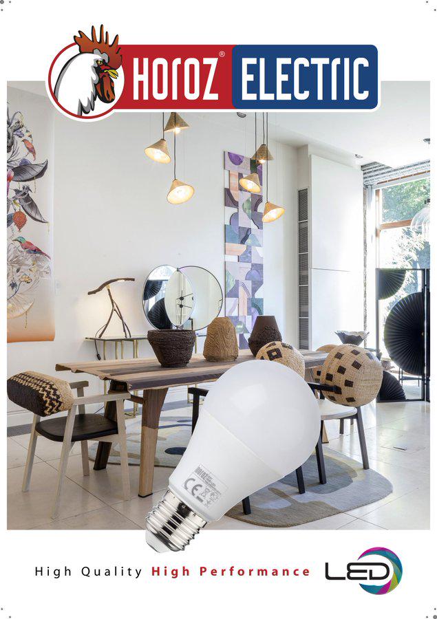 Лампа светодиодная HOROZ ELECTRIC 10W Premier-12 A60 E27 4200K - фото 4