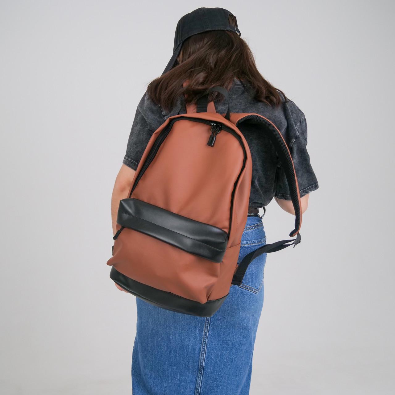 Рюкзак City в екошкірі Коричневий (2192199840)