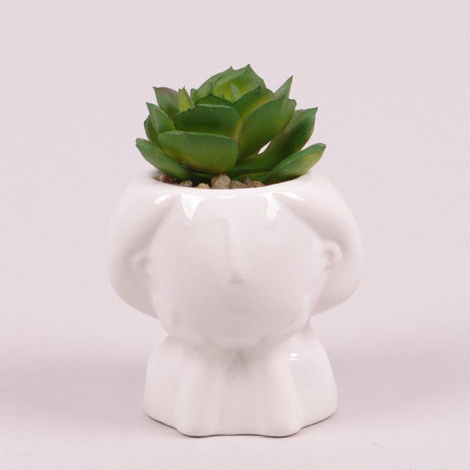 Искусственное растение в горшке Flora 11 см (21270)