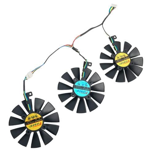 Вентилятори 3шт 87мм 12В FDC10U12S9-C FDC10H12S9-C ASUS GTX 980 Ti R9 390X