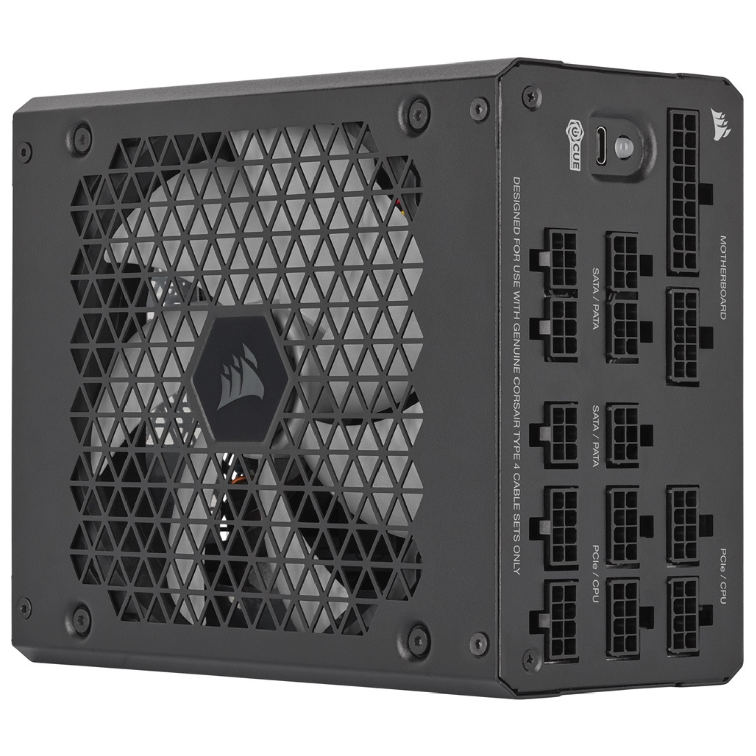 Блок питания Corsair HX1000i PCIE5 1000W 80 Plus Platinum с вентилятором 140 мм Black (CP-9020259-EU)