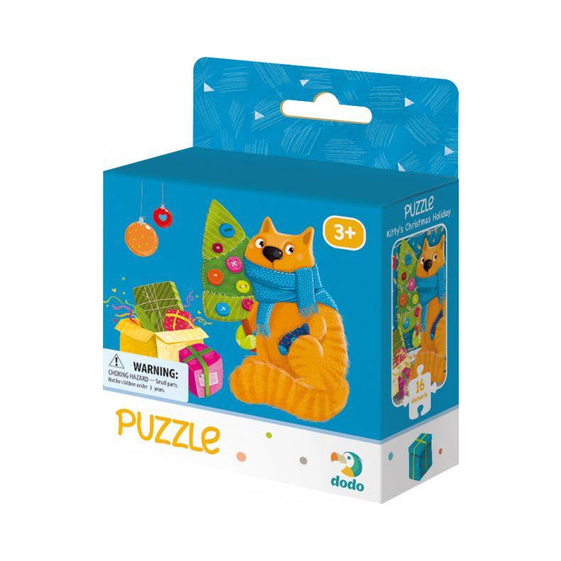 Пазлы Рождество для котика 16 эл. (173984) Пазлы Рождество для котика 16 эл. (173984)