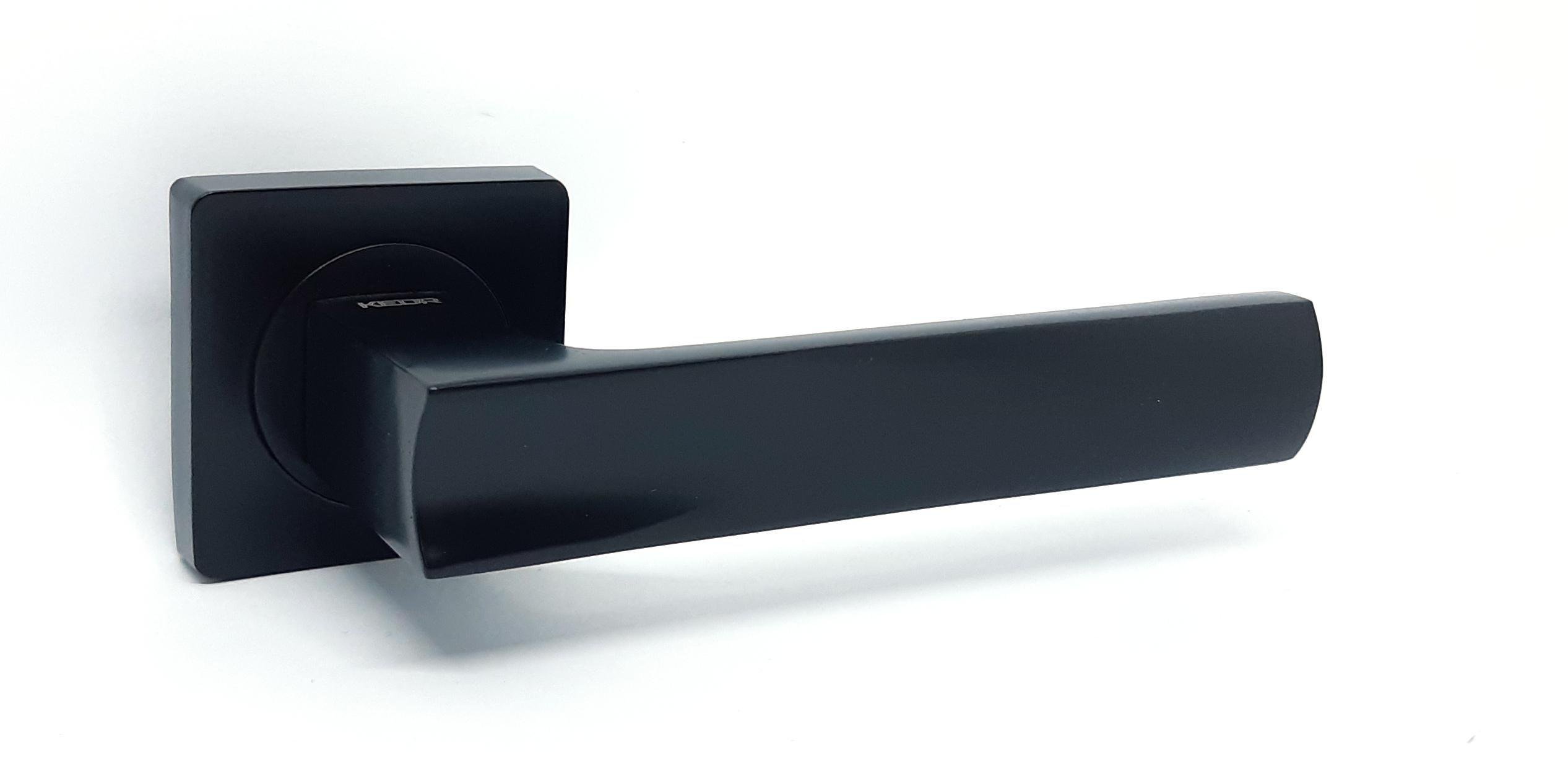 Ручка Kedr на розетке квадрат R8.144-AL Black Matt - фото 1 Ручка Kedr на розетке квадрат R8.144-AL Black Matt - фото 1