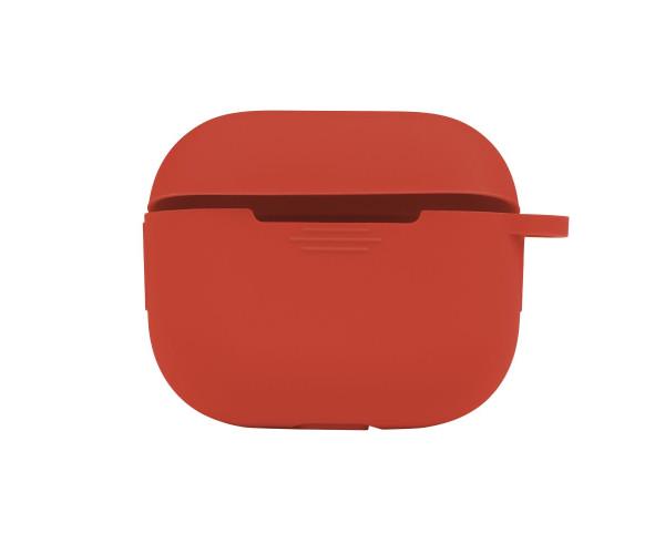 Чехол-футляр для наушников Silicone Case with microfibra для Airpods 4 Red