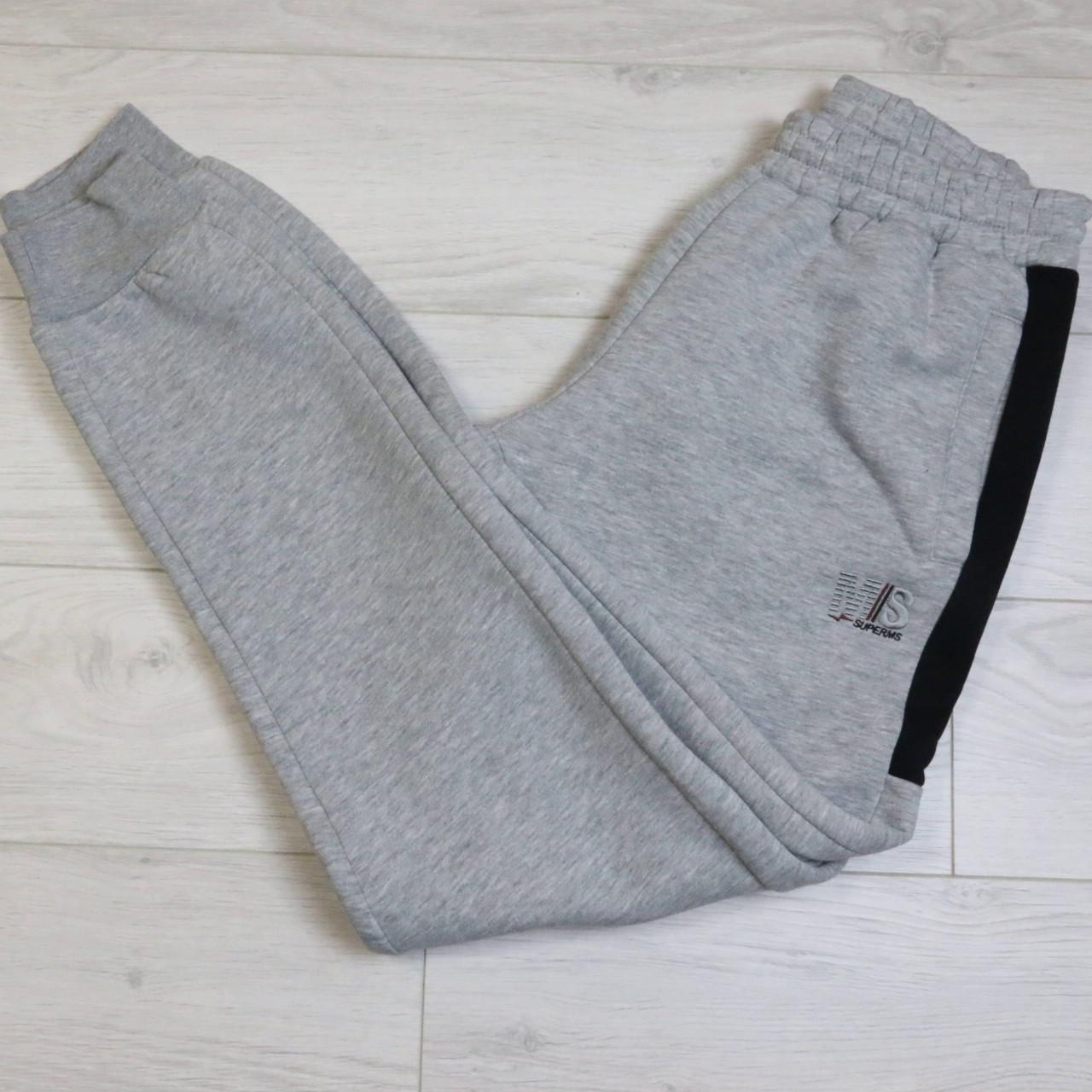 Спортивные штаны мужские Masimar на флисе S Серый (17558) - фото 9