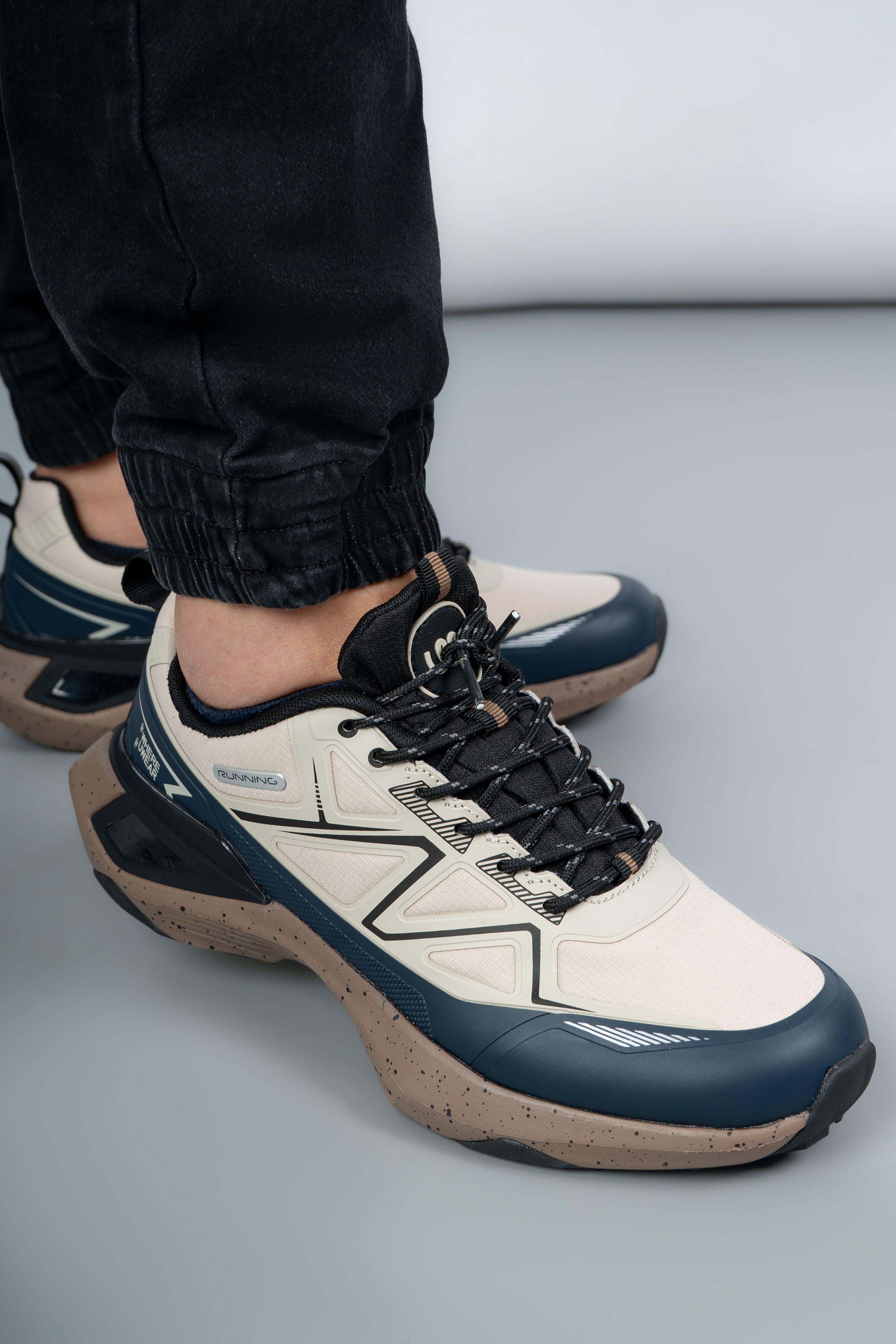 Кроссовки мужские Where Uwear WUW5993M-BEIGE/NAVY р. 40 Бежевый/Синий (346680_40)