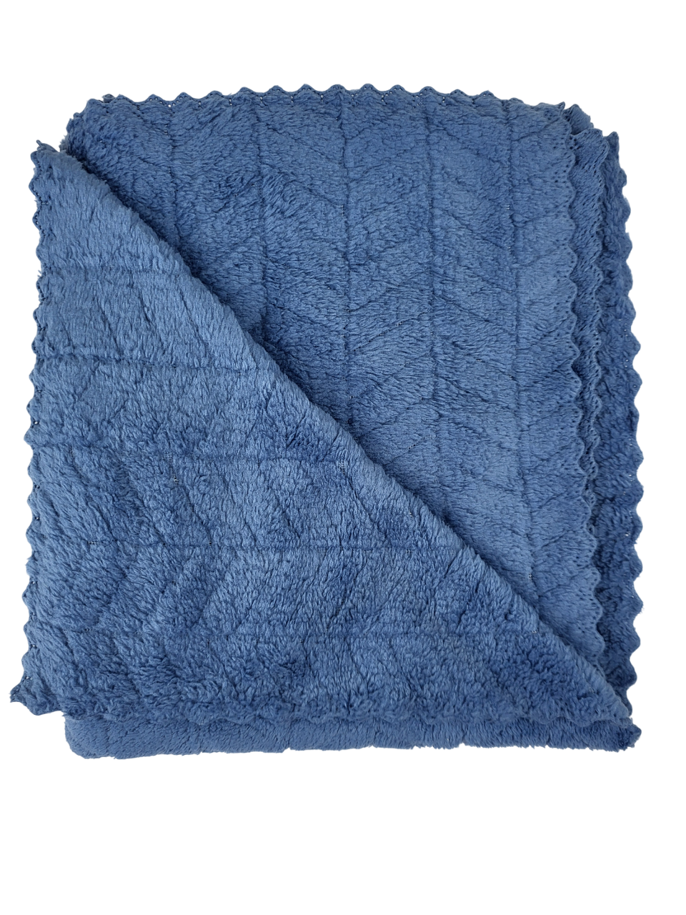 Полотенце банное Елочка микрофибра 140х70 см Синий (1682) - фото 2 Полотенце банное Елочка микрофибра 140х70 см Синий (1682) - фото 2