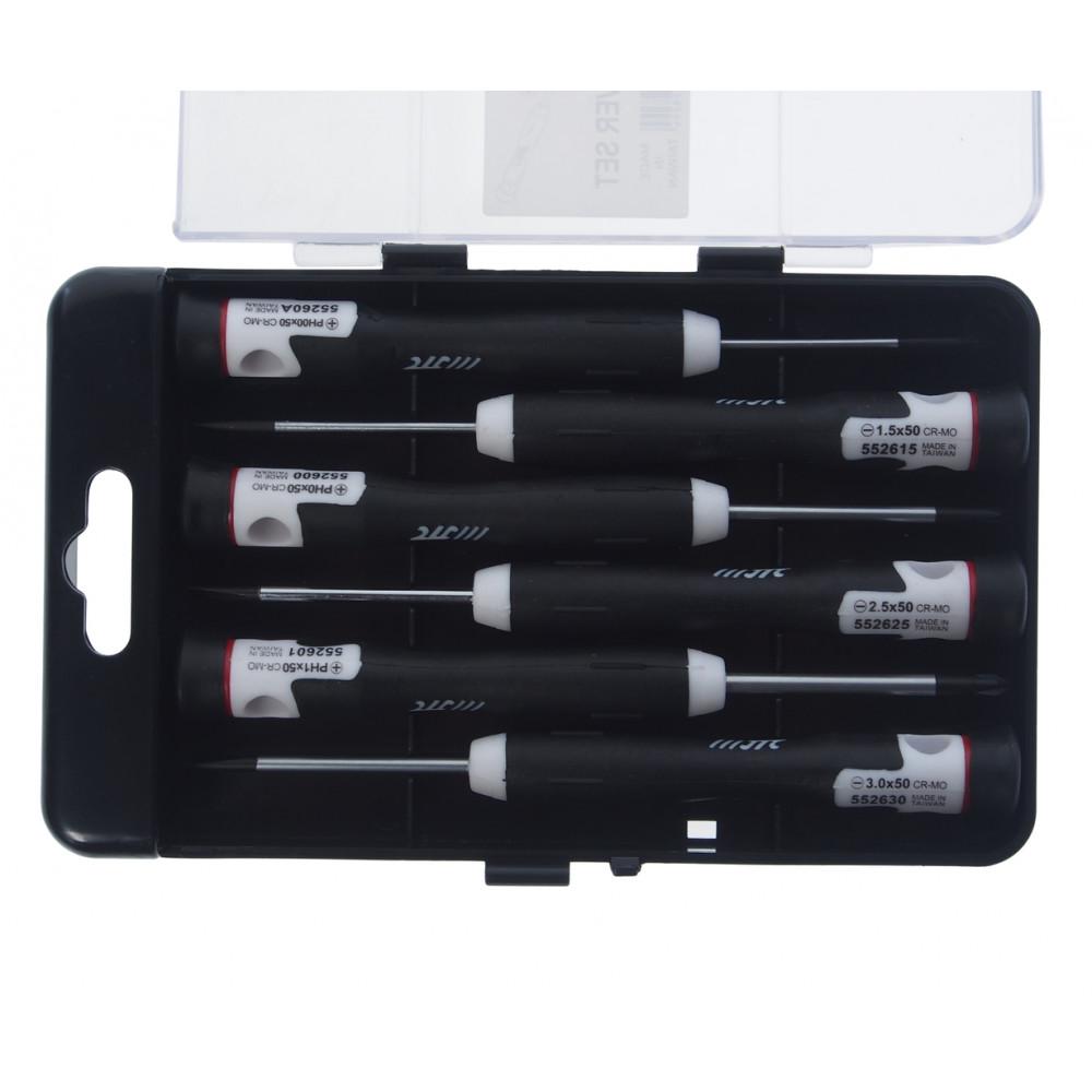 Набір викруток прецизійних PH SL 6 од. (5526 JTC) - фото 2 Набір викруток прецизійних PH SL 6 од. (5526 JTC) - фото 2