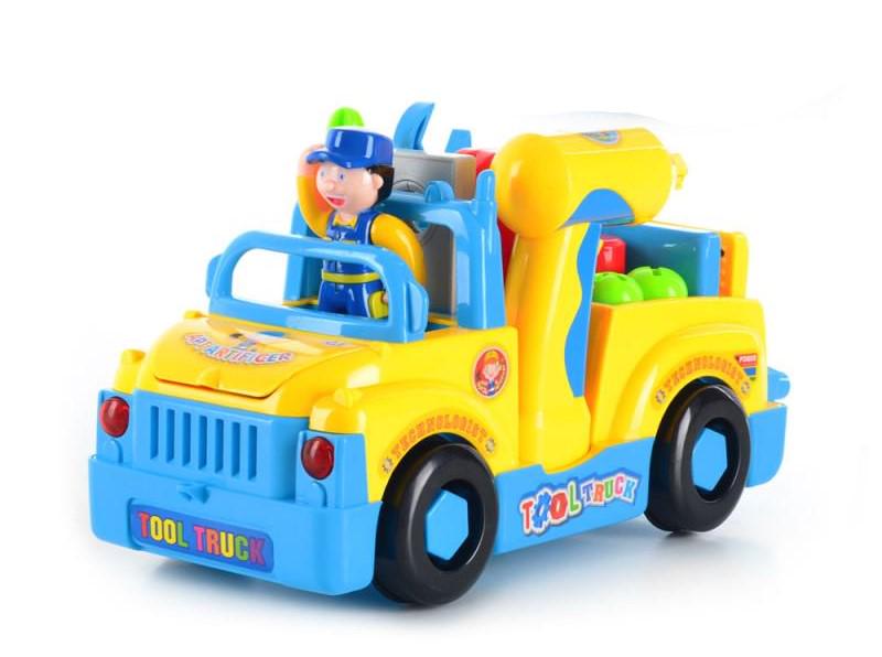 Детский конструктор Limo Toy 789 Машина с инструментами/светом и музыкой Разноцветный (АА12346717)