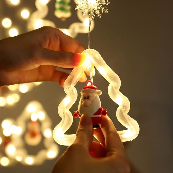 Гирлядная-штора рождественская (AN00314) - фото 4 Гирлядная-штора рождественская (AN00314) - фото 4