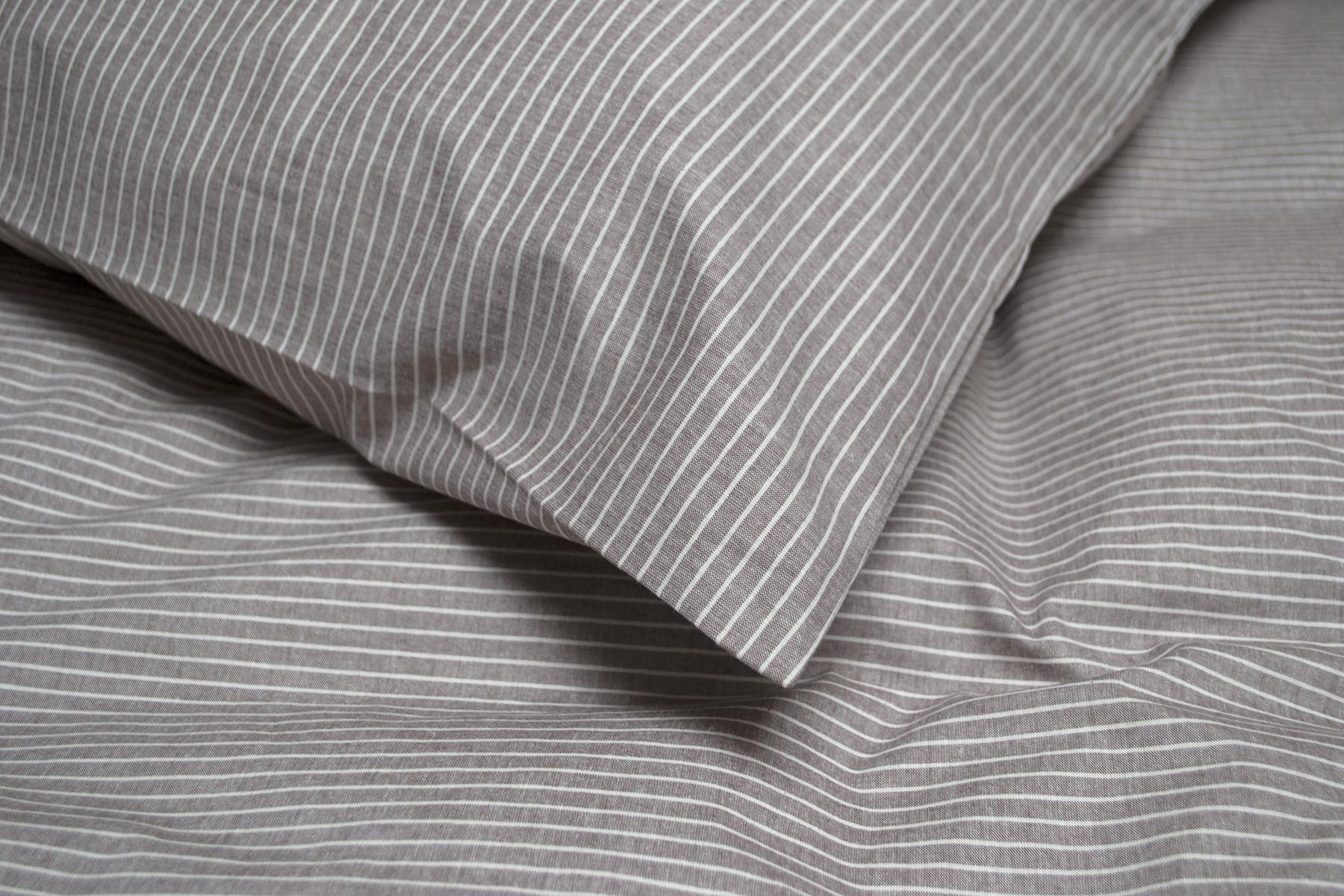 Комплект постельного белья Lotus Home Premium Percale Stripe семейный Коричневый (26668172) - фото 6 Комплект постельного белья Lotus Home Premium Percale Stripe семейный Коричневый (26668172) - фото 6