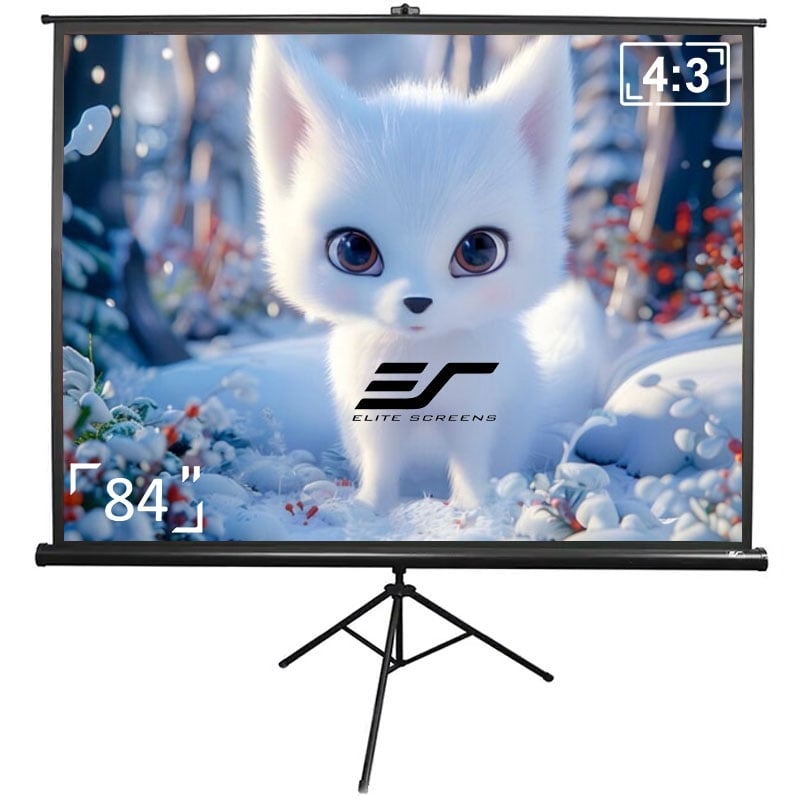 Экран для проекторов ELITE SCREENS T84UWV1 мобильный тренога 84" 170x127 см 4:3 (tf2410)