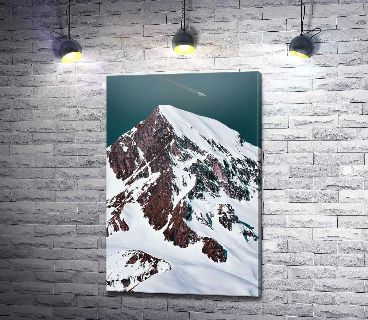 Картина ArtPoster Скалистая вершина горы в снегу 87x130 см Модуль №1 (004253)